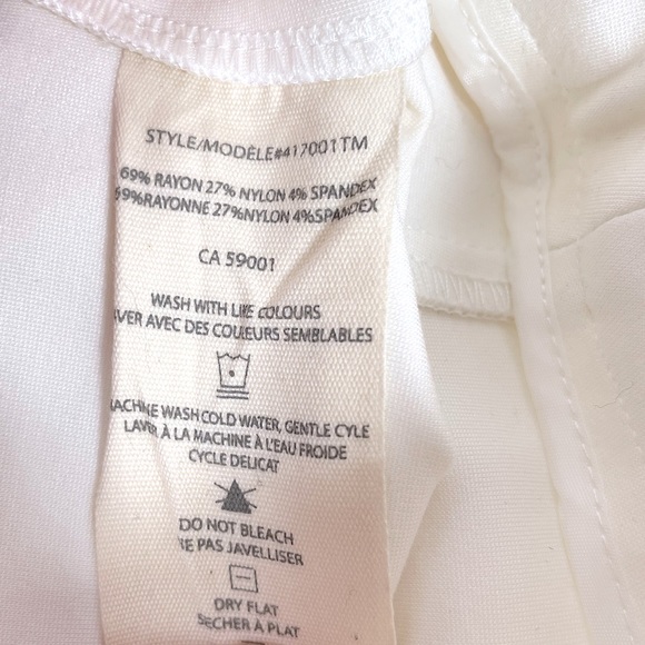 White Pencil Skirt Size Extra Small - Picture 4 of 4